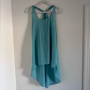 One Clothing Aqua Sleeveless Tunic
